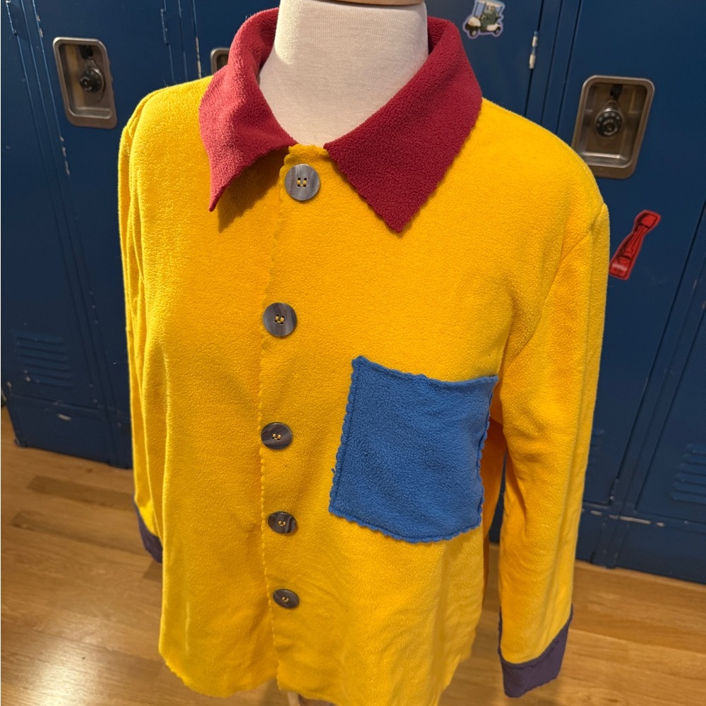 Fashion Brand Company Yellow Jacket with Blue Pocket American Girl Doll - Picture 3 of 6